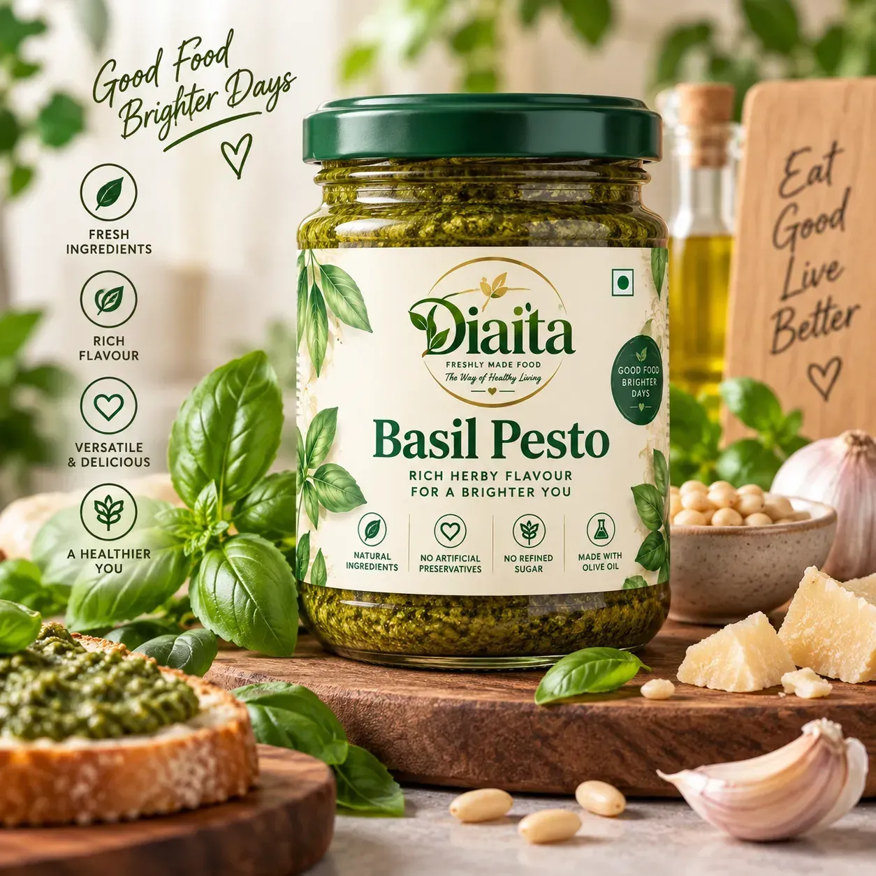 Diaita Basil Pesto