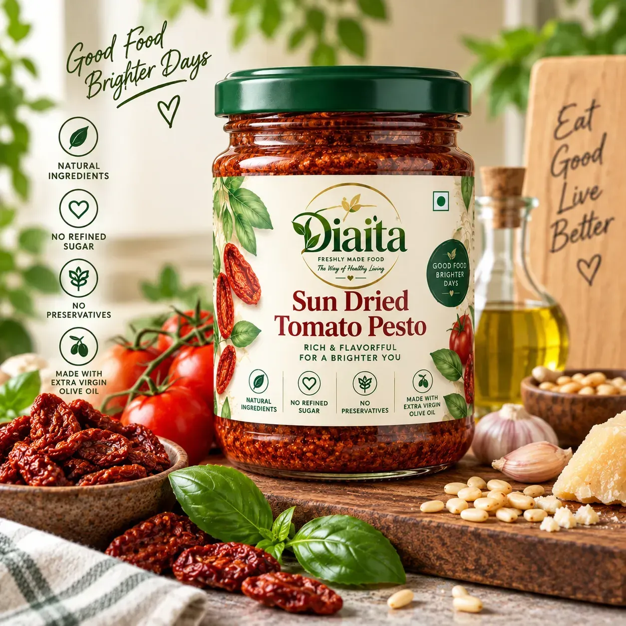 Diaita Sun Dried Tomato Pesto