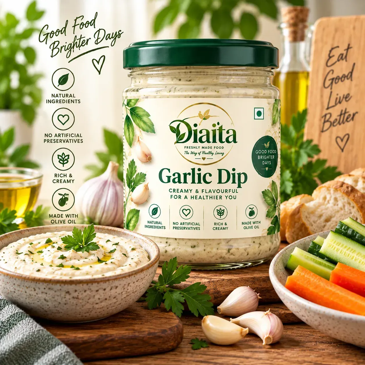 Diaita Garlic Dip