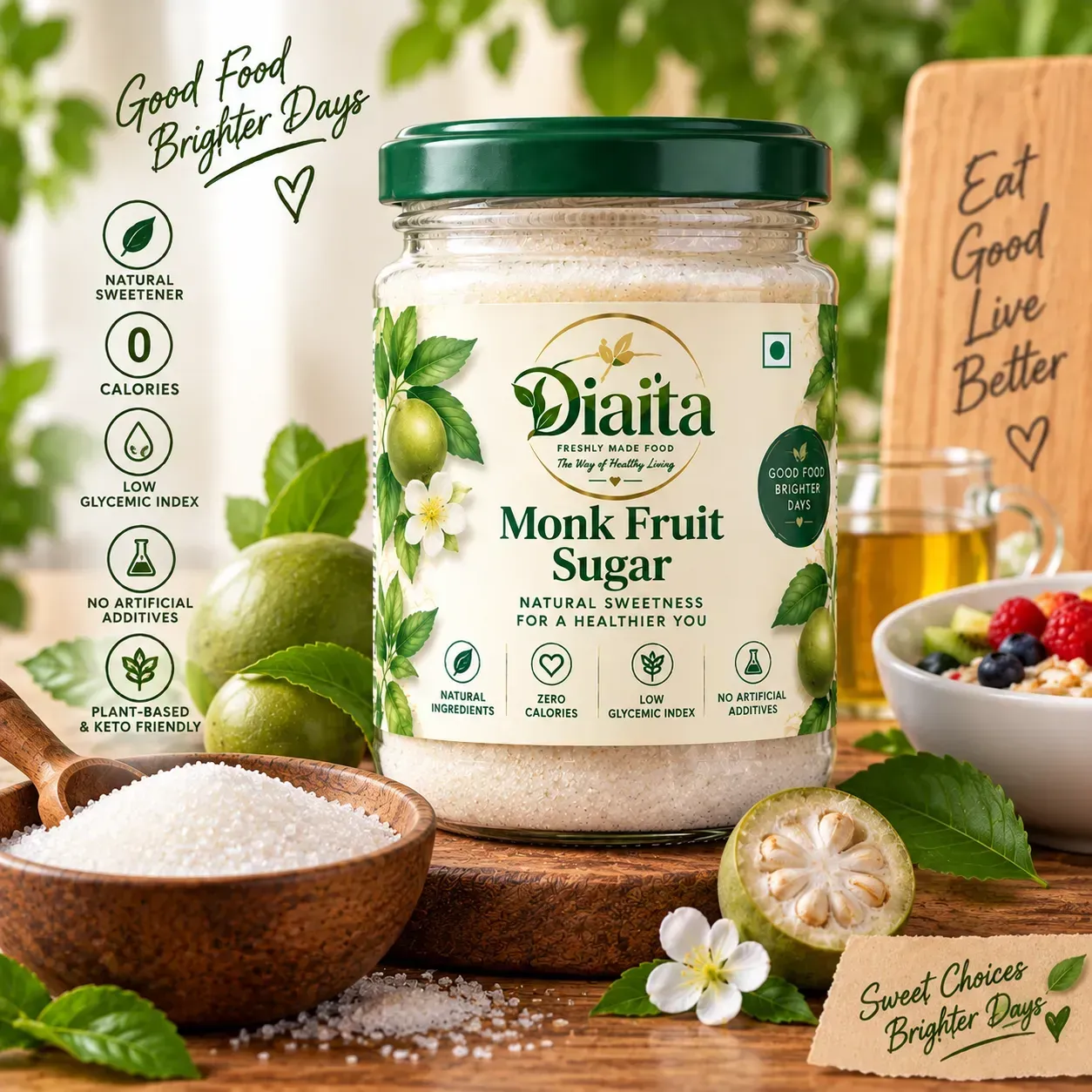 Diaita Monk Fruit Sugar