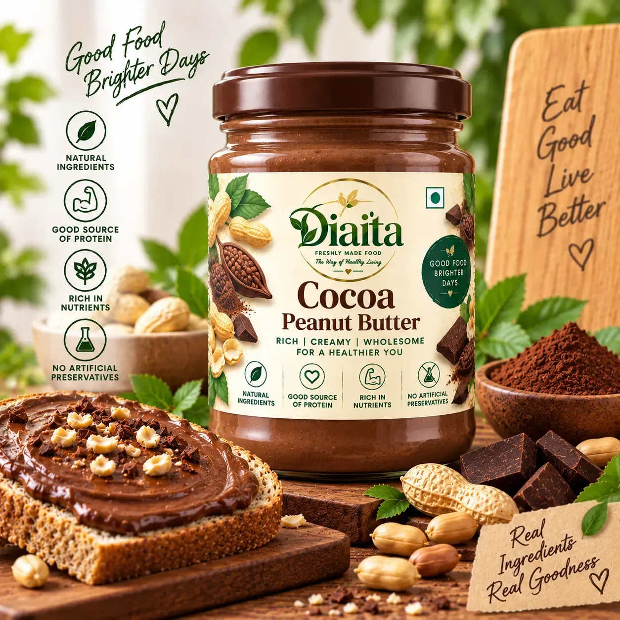 Diaita Cocoa Peanut Butter